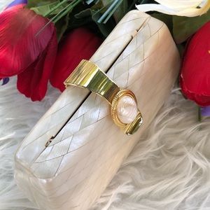 🌺GORGEOUS Mother of pearl clutch//shoulder bag 🌺
